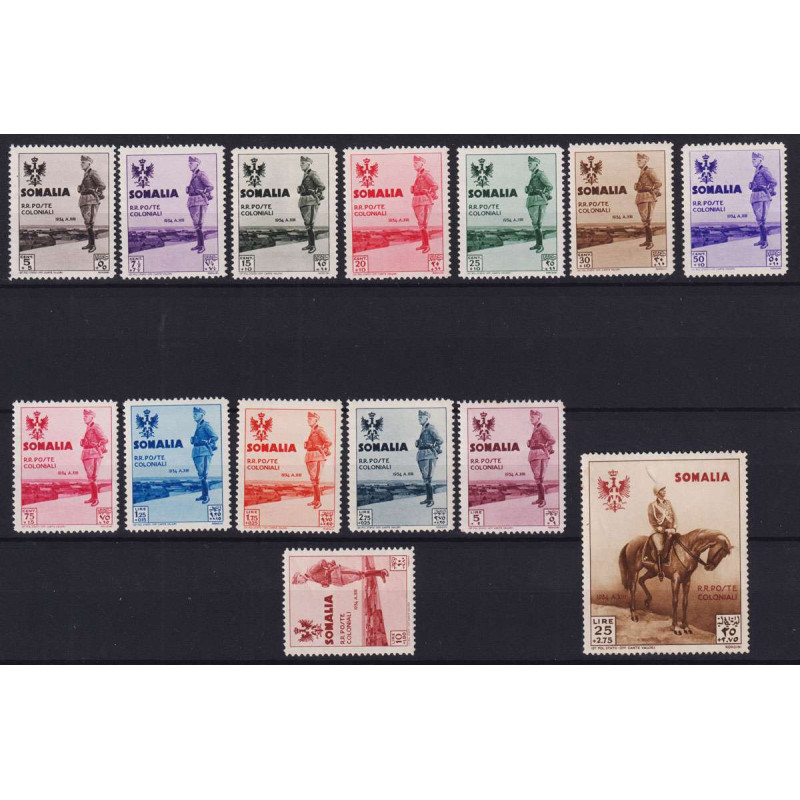 COLONIE SOMALIA 1935 VISITA DEL RE IN SOMALIA 14 V. G.I MNH**  | Fi...