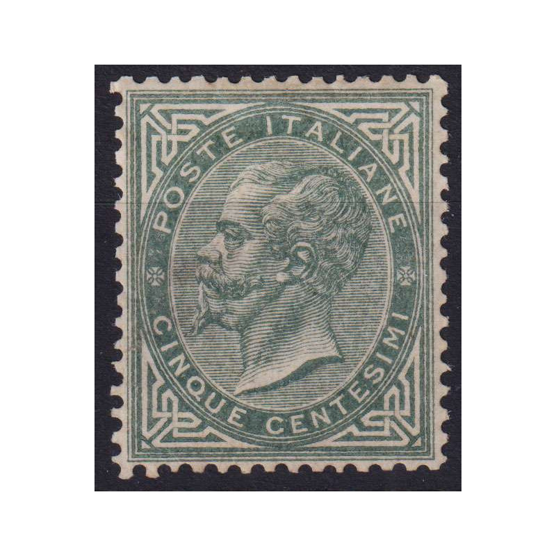 REGNO 1863 5 CENTESIMI TORINO N.T16 G.I MNH** CERT. CENTRATO  | Fil...