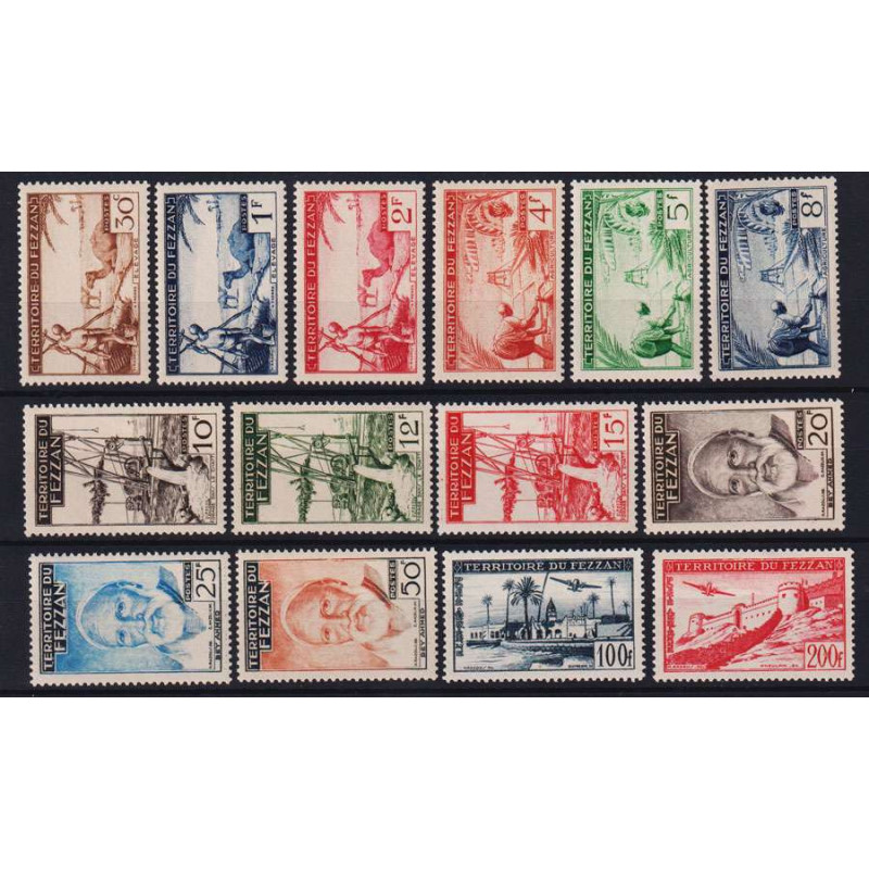 OCCUPAZIONI FEZZAN 1951 II EMISSIONE 14 V. G.I MNH**  | Filatelia M...