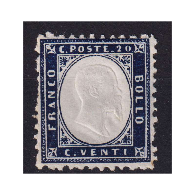 REGNO 1862 20 CENTESIMI N.2 G.I MNH** CENTRATO  | Filatelia Meloni