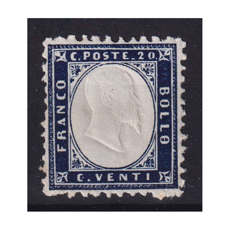 REGNO 1862 20 CENTESIMI N.2 G.I MNH** CENTRATO  | Filatelia Meloni