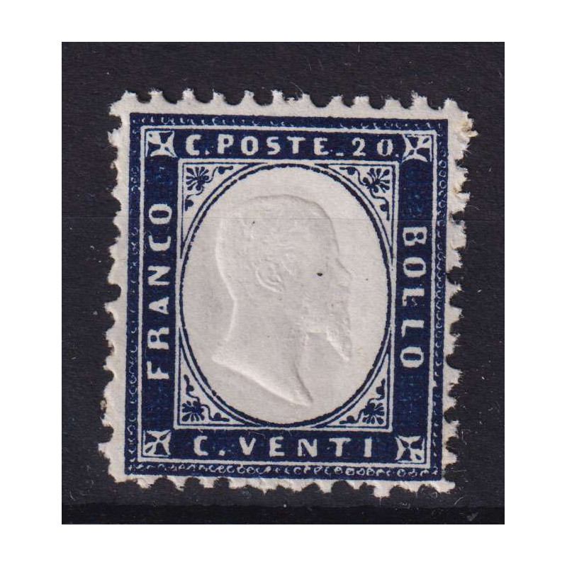 REGNO 1862 20 CENTESIMI N.2 G.I MNH** CENTRATO  | Filatelia Meloni