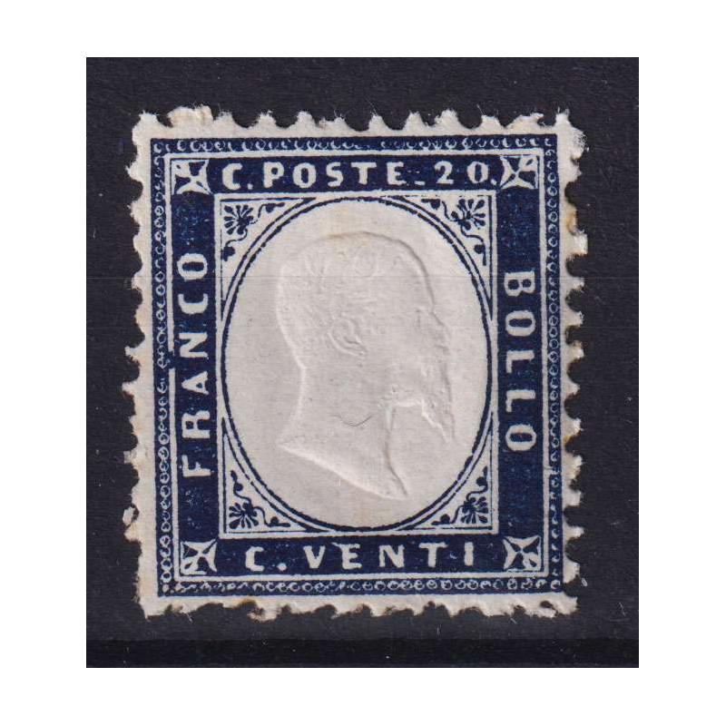 REGNO 1862 20 CENTESIMI N.2 G.I MNH** CENTRATO  | Filatelia Meloni