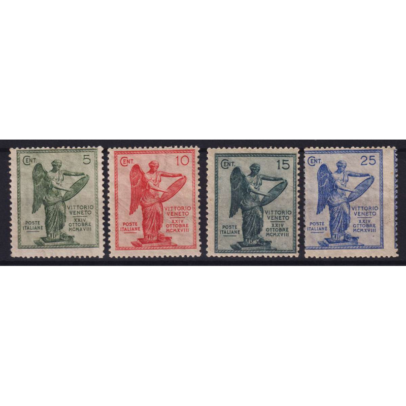 REGNO 1921 VITTORIA 4 V. G.I MNH** 15 C. G.O MH*  | Filatelia Meloni