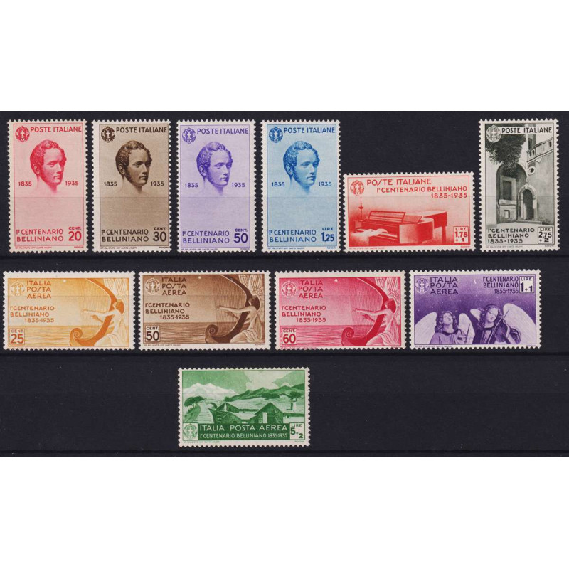 REGNO D' ITALIA 1935 BELLINI 11 V. G.I MNH** CERT.  | Filatelia Meloni