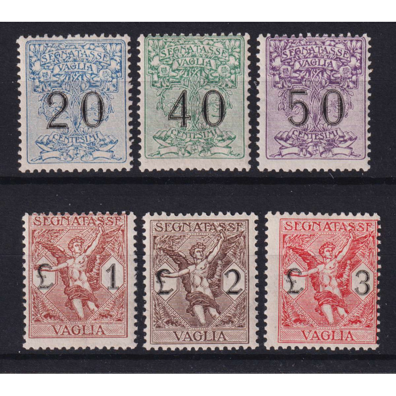 REGNO D' ITALIA 1924 SEGNATASSE PER VAGLIA 6 V. G.I MNH**  | Filate...