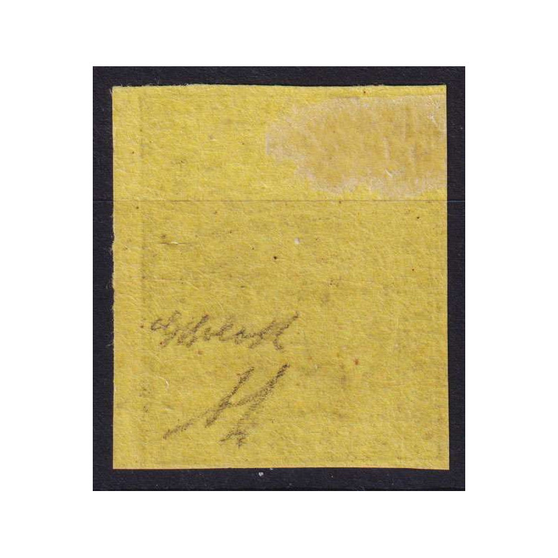 PARMA 1852 GIGLIO 5 CENTESIMI GIALLO N.1a G.O MH* CERT. BOLAFFI  | ...