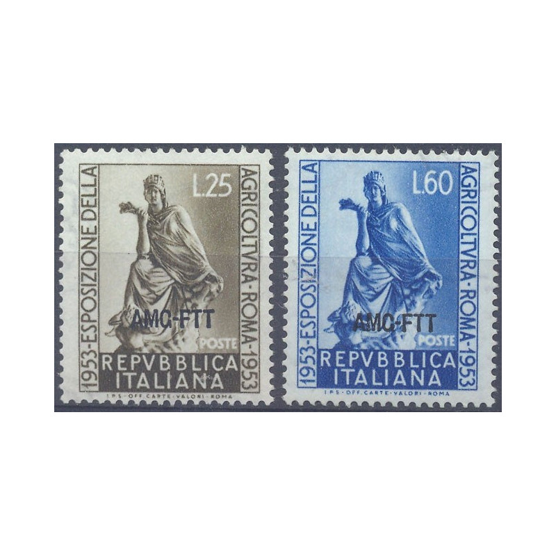 1953 TRIESTE "A" ESPOSIZIONE DELL' AGRICOLTURA A ROMA S.31 COMPLETA...