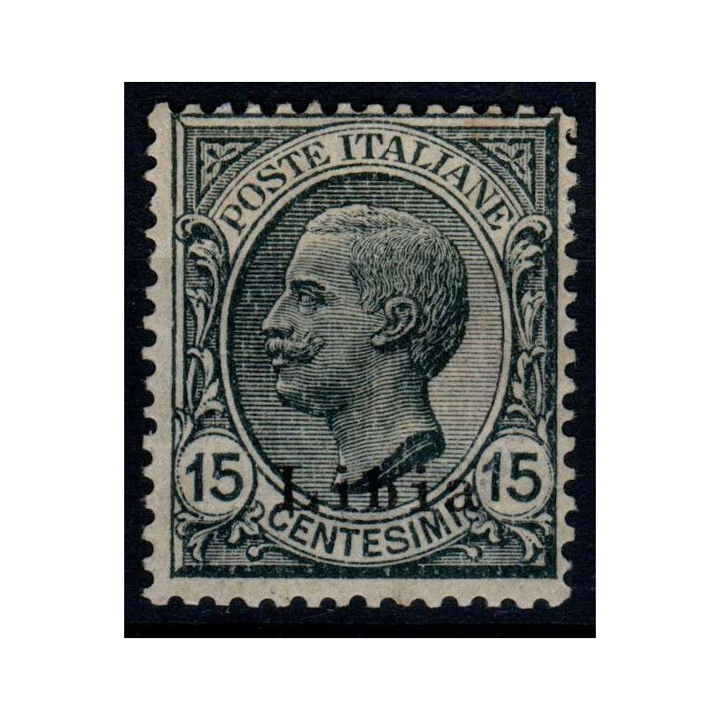 COLONIE 1921 LIBIA FRANCOBOLLI D' ITALIA SOPRASTAMPATO 15 CENT. N. ...