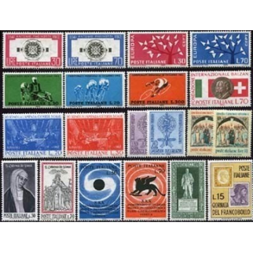 1962 REPUBBLICA ANNATA COMPLETA 20 V. G.I.  | Filatelia Meloni