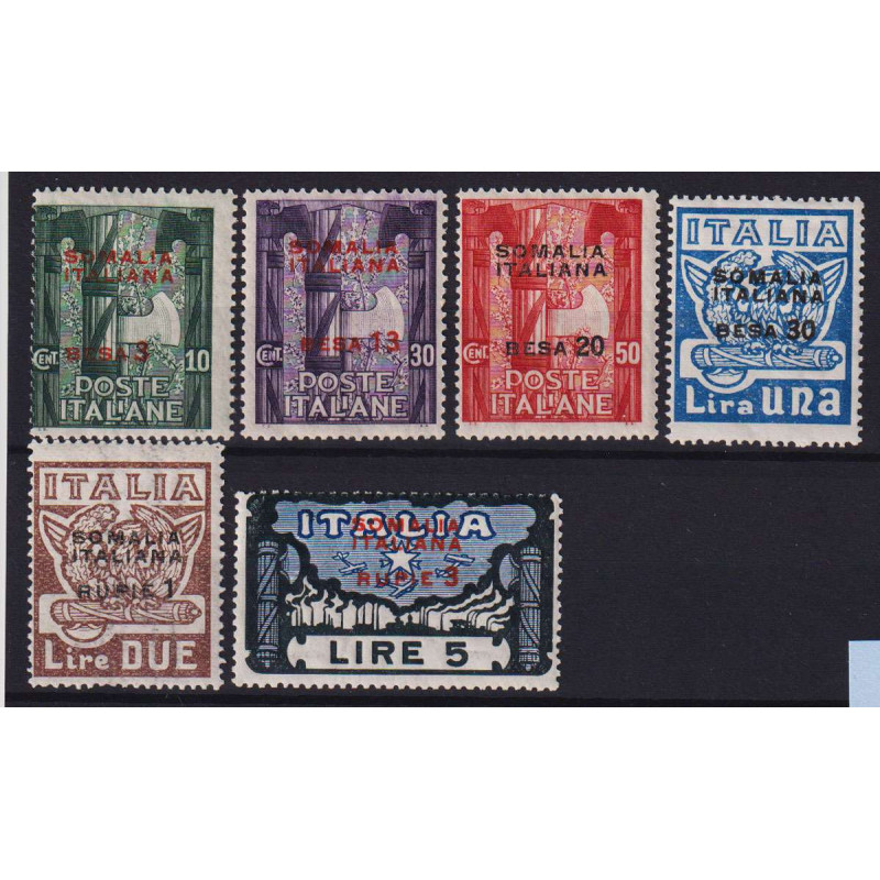 COLONIE SOMALIA 1923 MARCIA SU ROMA 6 V. G.I MNH**  | Filatelia Meloni