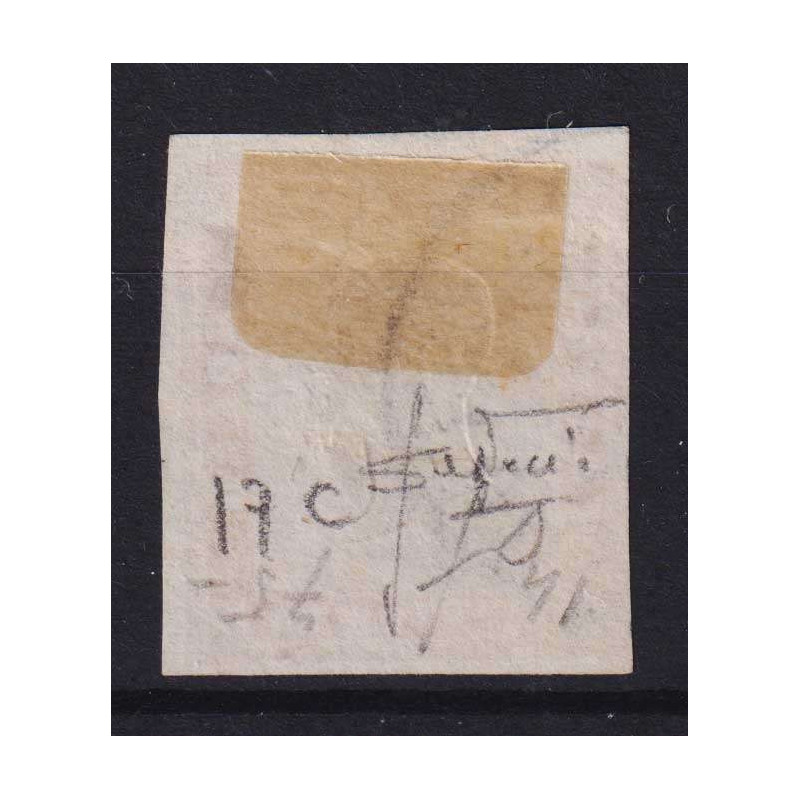 SARDEGNA 1861 80 CENTESIMI GIALLO ARANCIO N.17C US CERTIFICATO  | F...