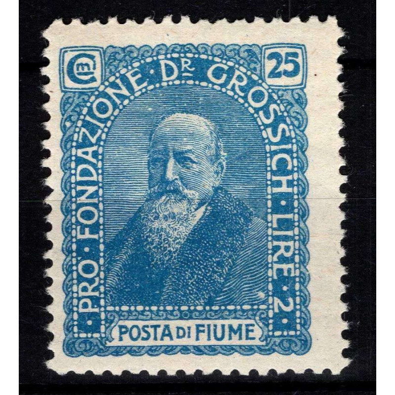 OCCUPAZIONI FIUME 1919 PRO FONDAZIONE DR. GROSSICH N.74 G.O MH*  | ...