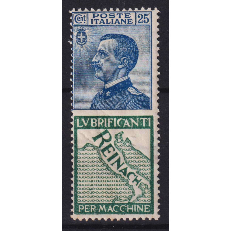 REGNO 1924-25 PUBBLICITARI 25 C. REINACH N.7 G.I MNH**  | Filatelia...