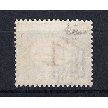 REGNO D'ITALIA 1870 SEGNATASSE CIFRA IN OVALE 1 LIRA N.11 G.I MNH**...