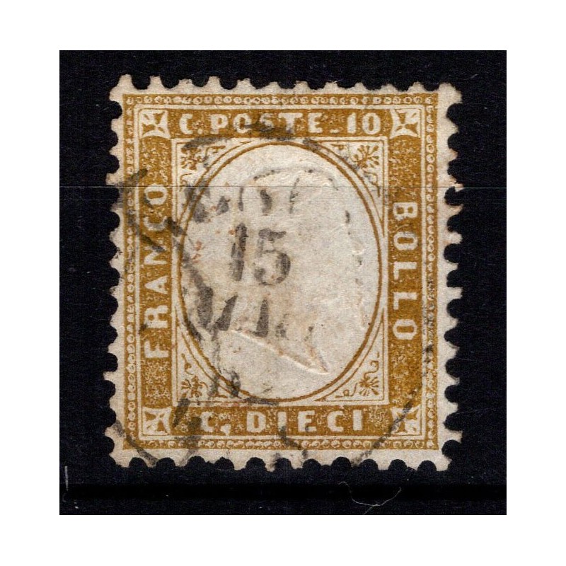 REGNO D'ITALIA 1862 10 CENTESIMI N.1 USATO BEN CENTRATO  | Filateli...