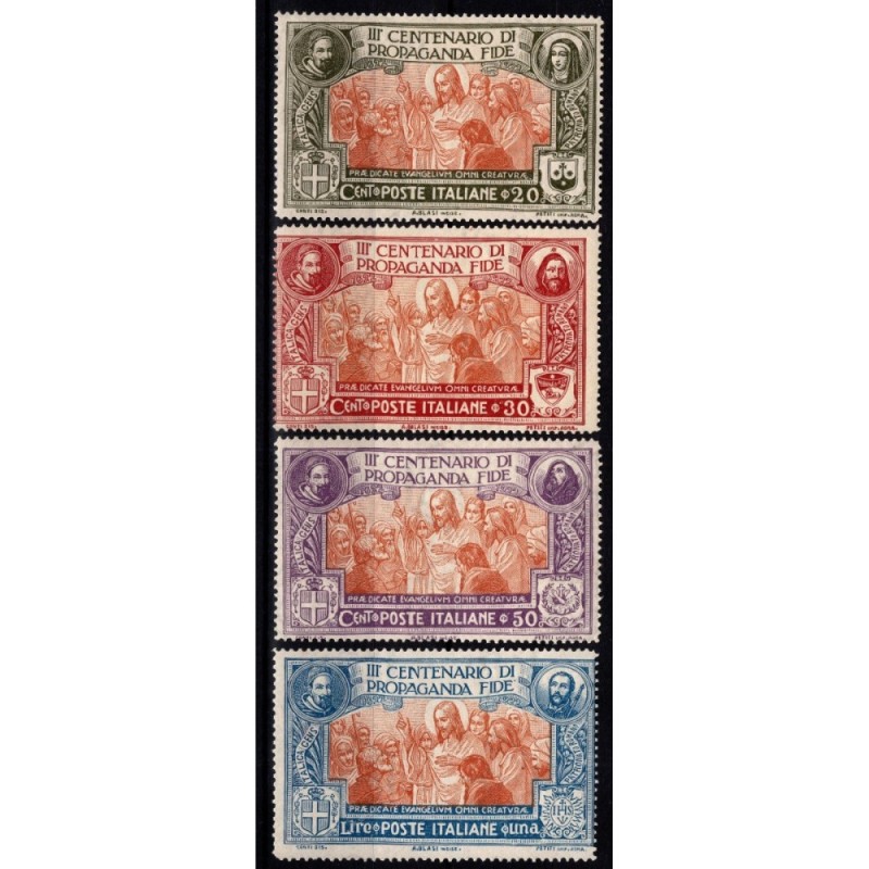 REGNO D'ITALIA 1923 PROPAGANDA FIDE 4 V. G.I MNH**  | Filatelia Meloni