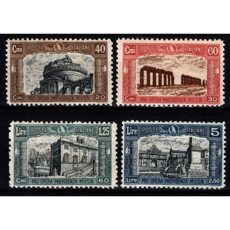 REGNO D'ITALIA 1926 MILIZIA I 4 V. G.I MNH**  | Filatelia Meloni