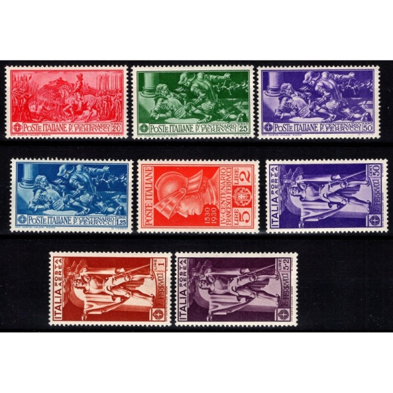 REGNO D'ITALIA 1930 FERRUCCI 8 V. G.I MNH**  | Filatelia Meloni