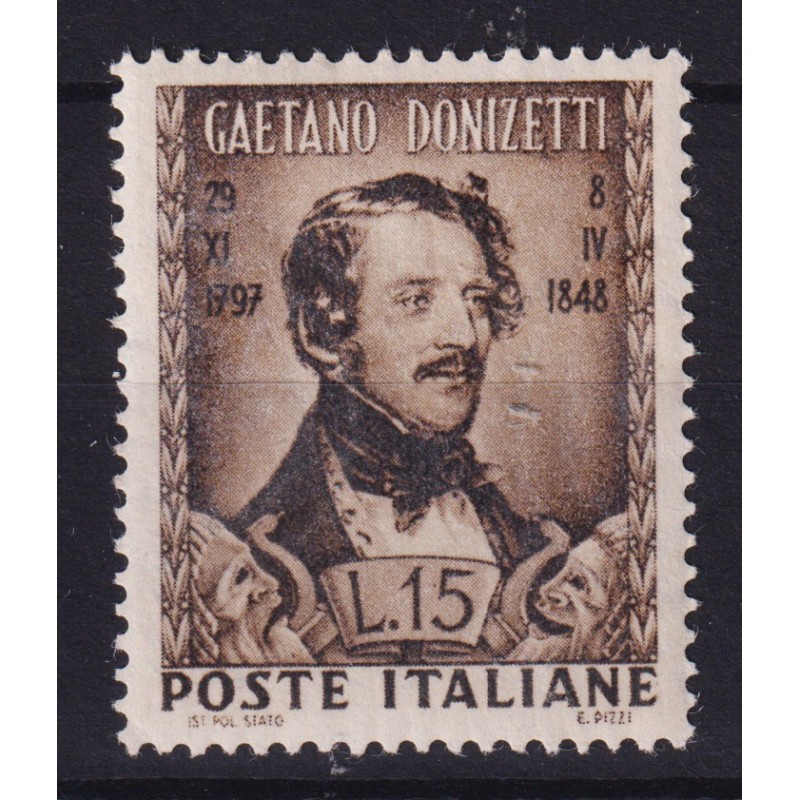 REPUBBLICA 1948 DONIZZETTI G.I MNH**  | Filatelia Meloni