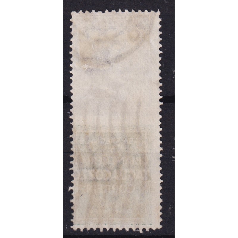 REGNO D'ITALIA 1924-25 PUBBLICITARI 50 C. TAGLIACOZZO N.17 USATO CE...