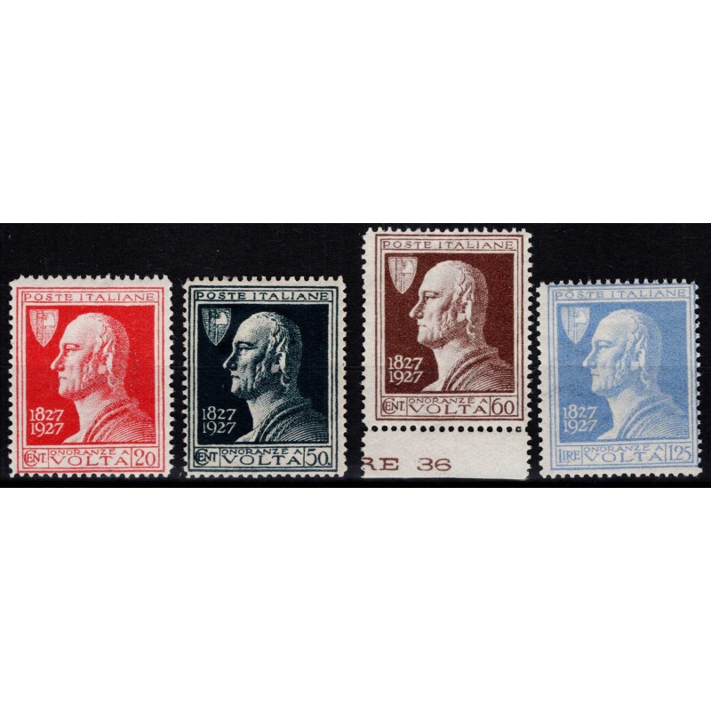 REGNO D' ITALIA 1927 VOLTA 4 V. G.I MNH**  | Filatelia Meloni